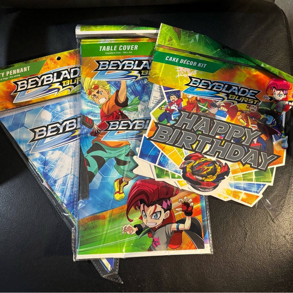 Beyblade Burst Party Decoration Set - Multicolor